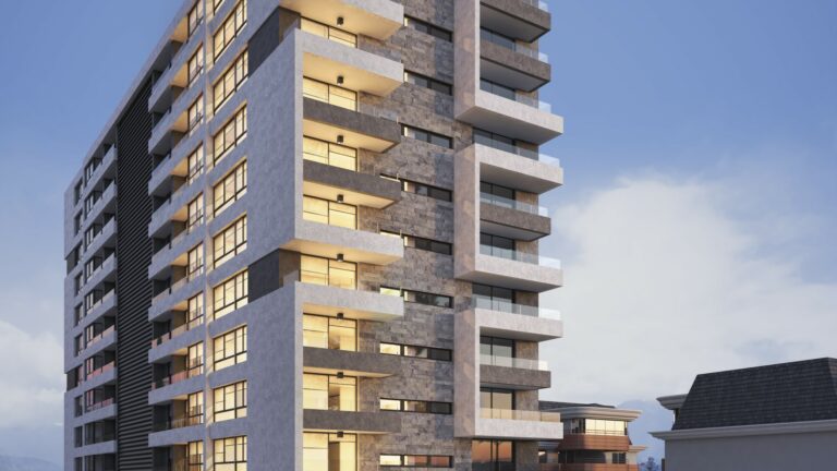 fachada edificio departamentos en concepción