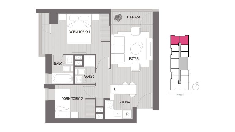 Planta Edificio Rozas A1.1