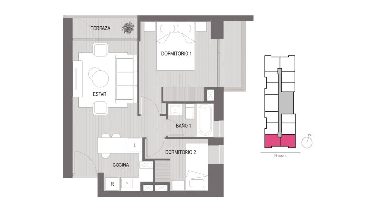 Planta B1.1 Edificio Rozas